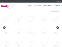 Tablet Screenshot of modainfantilkiriki.com